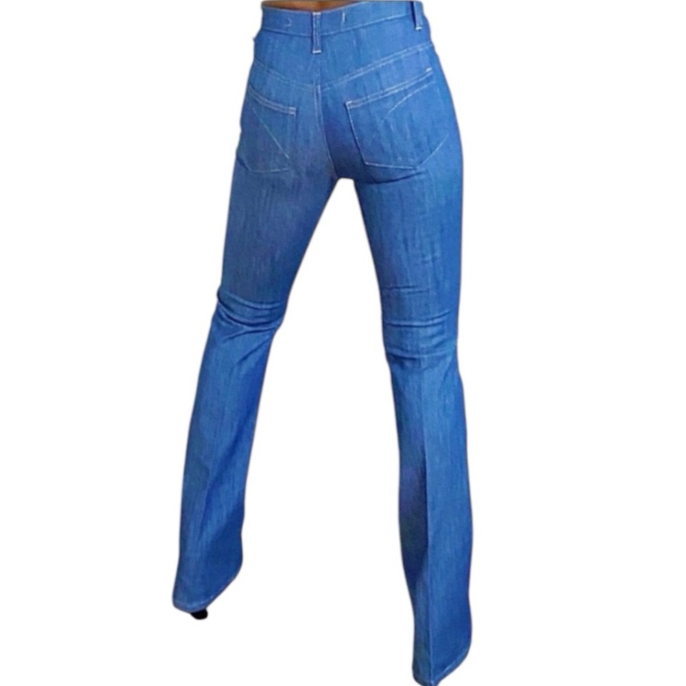 Superfine High Waisted  Blue Jeans